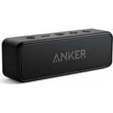 Anker Souncore 2 Bluetooth Hoparlör - 12W Stereo Ses - IPX5 Suya Dayanıklılık - 24 Saate Varan Şarj - Siyah - A3105