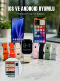 Akıllı Saat Bluetooth Arama Özellikli 7 Kordonlu Spor Ve Günlük Kullanıma Uygun