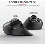 Trust 23507 Verro Ergonomik Dikey Wireless Mouse