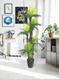 Yapay Ağaç Palmiye 45yaprak 5Katlı 180cm Salon Çiçeği Yapay Çiçek