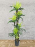 Yapay Ağaç Palmiye 45yaprak 5Katlı 180cm Salon Çiçeği Yapay Çiçek