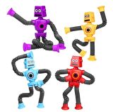 2 ADET Vantuzlu zürafa eğitici uzayan boru zürafa teleskopik yapışkanlı 2 adet YENİ MODEL ROBOT