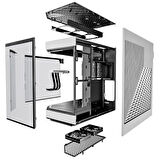HYTE Y60 Siyah-Beyaz Temperli Cam USB 3.2 E-ATX Premium Mid Tower Gaming Kasa (CS-HYTE-Y60-BW)