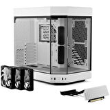 HYTE Y60 Beyaz Temperli Cam USB 3.2 E-ATX Premium Mid Tower Gaming Kasa (CS-HYTE-Y60-WW)