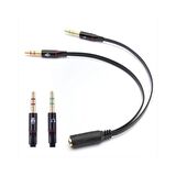 Kulaklık Mikrofon Çevirici Ayırıcı Switch Splitter 3.5mm