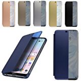 Huawei Mate 20 Lite Yarım Cam Kapaklı Kılıf