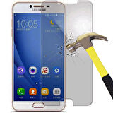 Samsung Galaxy C7 Temperli Kırılmaz Cam Ekran Koruyucu