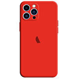 Apple iPhone 12 Pro Max Kamera Korumalı Silikon İçi Kadife Lansman Kılıf