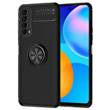 Huawei P Smart 2021 Yüzüklü Power Silikon Kılıf