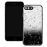 Apple Iphone 7/8 Plus Simli Şeffaf Sert Slikon Kılıf