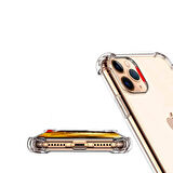 Apple Iphone 11 Pro Max Shock Absorbing Darbe Emicili Şeffaf Silikon Kılıf