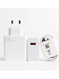 Xiaomi Type-C 67 Watt Hızlı Şarj Aleti Beyaz