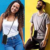 Apple iPhone 6 İp Askılı Şeffaf Kamera Korumalı Kılıf