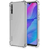 Huawei Y8P Shock Absorbing Darbe Emicili Şeffaf Silikon Kılıf