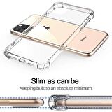 Apple IPhone 11 Pro Shock Absorbing Darbe Emicili Şeffaf Silikon Kılıf