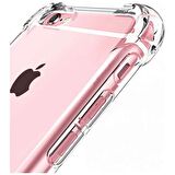 Apple IPhone 6 Plus Shock Absorbing Darbe Emicili Şeffaf Silikon Kılıf