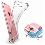 Apple IPhone 6 Plus Shock Absorbing Darbe Emicili Şeffaf Silikon Kılıf
