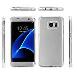 Samsung Galaxy S7 Edge Shock Absorbing Darbe Emicili Şeffaf Silikon Kılıf