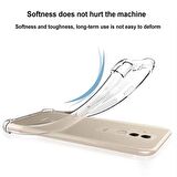 Huawei Mate 20 Lite Shock Absorbing Darbe Emicili Şeffaf Silikon Kılıf