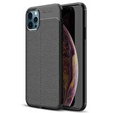 Apple IPhone 12 Pro Max Deri Görünümlü Firo Silikon Kılıf