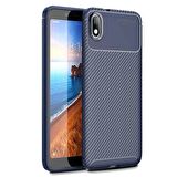 Xiaomi Redmi 7A Karbon Desenli Negro Silikon Kılıf