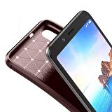 Xiaomi Redmi 7A Karbon Desenli Negro Silikon Kılıf
