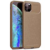 Apple Iphone 11 Pro Karbon Desenli Negro Silikon Kılıf