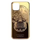 Apple iPhone 12 / 12 Pro Kuru Kafa Gold Kılıf