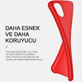 Apple iPhone X / iPhone XS Silikon içi Kadife Lansman Kılıf