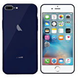 Apple iPhone 7 Plus / 8 Plus Uyumlu Araç Tutucu Mıknatıslı Arka Cam Kapak Kılıf