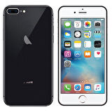 Apple iPhone 7 Plus / 8 Plus Uyumlu Araç Tutucu Mıknatıslı Arka Cam Kapak Kılıf