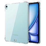 Apple iPad Air 13 M3 2025 Uyumlu A3268 A3269 Shock Darbe Emici Şeffaf Tablet Kılıfı