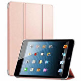 Apple iPad Mini 2 / Mini 3 Smart Cover  Stand Arkası Şeffaf Tablet Kılıfı