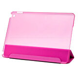 Apple iPad 5 ve 6 Nesil Uyumlu Smart Cover Arkası Şeffaf Tablet Kılıfı