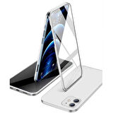 Apple iPhone 11 Uyumlu 360 Derece Tam Kaplayan Cam Kapak Kılıf