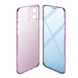Apple iPhone 11 Uyumlu 360 Derece Tam Kaplayan Cam Kapak Kılıf