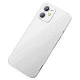 Apple iPhone 12 Uyumlu 360 Derece Tam Kaplayan Cam Kapak Kılıf