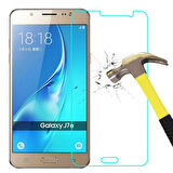 Samsung Galaxy J7 2016 Uyumlu Temperli Kırılmaz Cam Ekran Koruyucu 3 lü Set