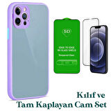 Apple iPhone 11 Pro Uyumlu Montreal Kılıf Ve Tam Kaplayan Cam Set