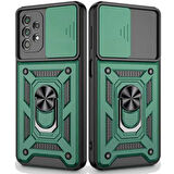 Samsung A71 Uyumlu Kızaklı Kamera Korumalı Tank Kılıf