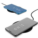 Apple iPhone 12 / iPhone 12 Pro Uyumlu Aynalı Kapaklı Lüx Kılıf