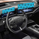 Opel Grandland Gösterge ve Multimedya Paneli Uyumlu Nano Cam Ekran Koruyucu Set