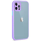 Apple Iphone 12 Pro Max Montreal Arkası Şeffaf Sert Silikon Kılıf