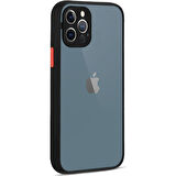 Apple Iphone 12 Pro Max Montreal Arkası Şeffaf Sert Silikon Kılıf