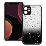 Apple Iphone 12 Mini Simli Şeffaf Sert Slikon Kılıf