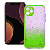 Apple Iphone 11 Pro Max Simli Şeffaf Sert Slikon Kılıf