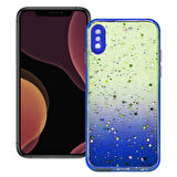 Apple Iphone X/XS Simli Şeffaf Sert Slikon Kılıf