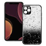 Apple Iphone 11 Pro Simli Şeffaf Sert Slikon Kılıf