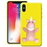 Apple Iphone X / XS Cartoon Silikon Telefon Kılıfı