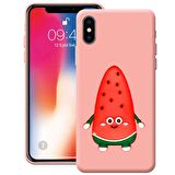 Apple Iphone X / XS Cartoon Silikon Telefon Kılıfı